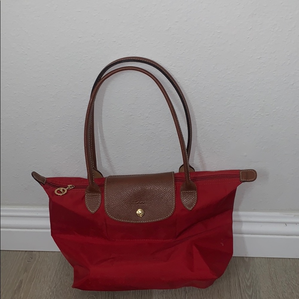 Red Longchamp Handbag